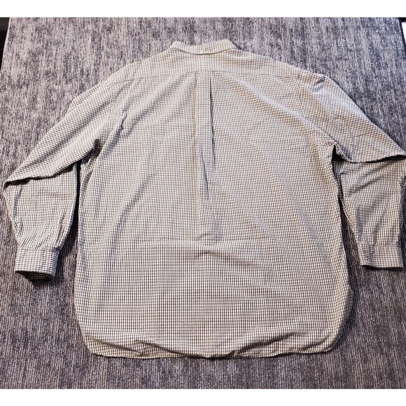 Polo Ralph Lauren McMeel Green Plaid Button Front XXL Shirt 100% Cotton Casual - Picture 3 of 14